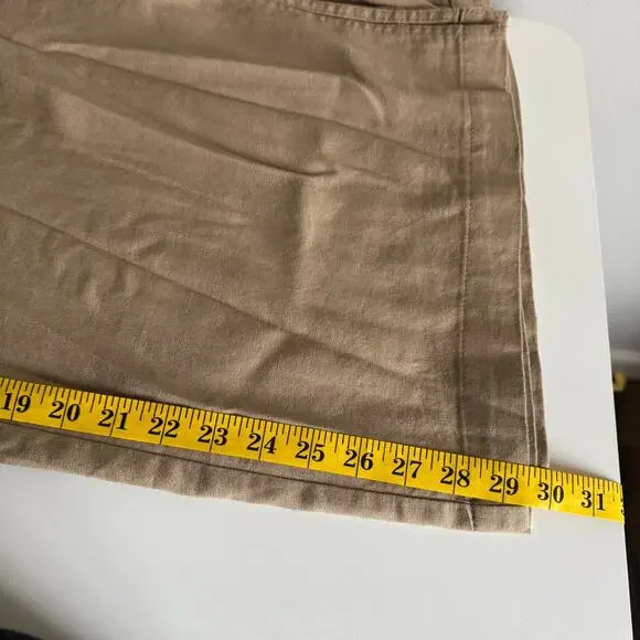 Ashley Stewart Women's Linen Blend Pants Tan Size 20 Pull On Wide Leg NWT 2X - Picture 10 of 11